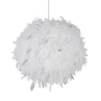 LUSTRE ET SUSPENSION Lustre - suspension Kokot paillettes E27 15W blanc LUSTRE ET SUSPENSION Lustre - suspension Kokot paillettes E27 15W blanc