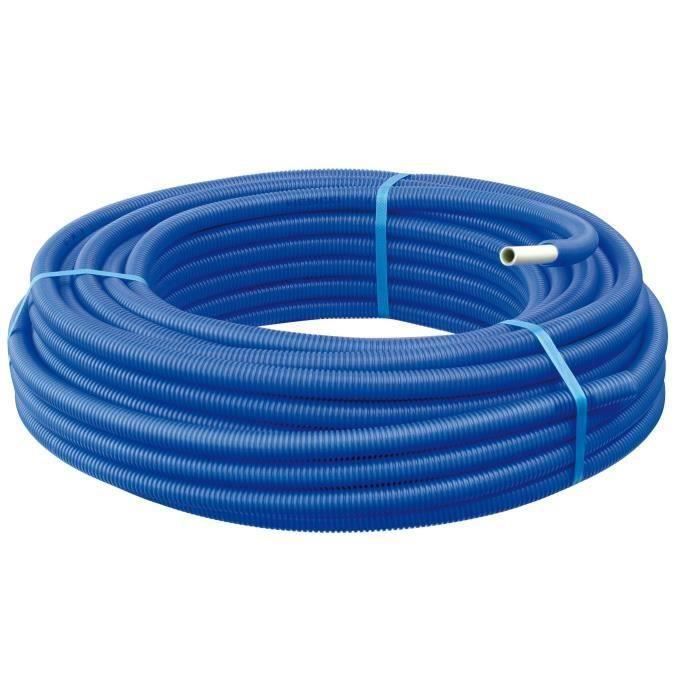 SOMATHERM Tube multicouche gainé - 50 m - Bleu