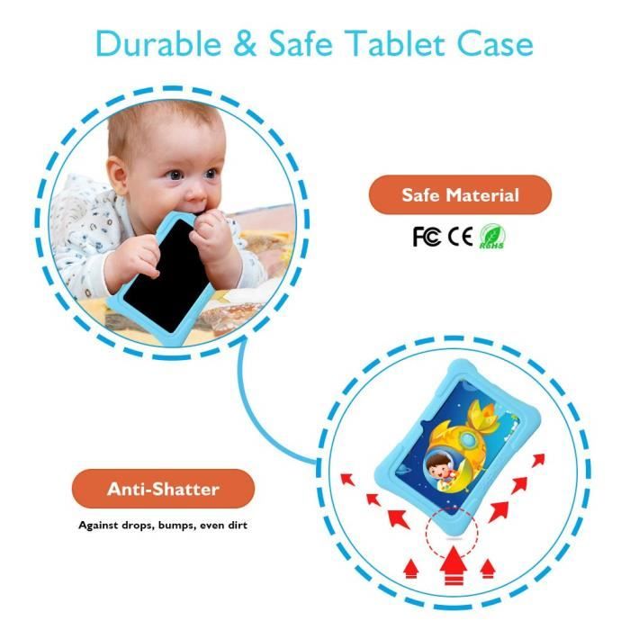 2019 Dragon Touch Tablette Tactile Enfants 7"3