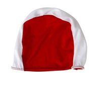 BONNET PISCINE- CAGOULE Bonnet de bain natation piscine adulte Blanc-rouge BONNET PISCINE- CAGOULE Bonnet de bain natation piscine adulte Blanc-rouge