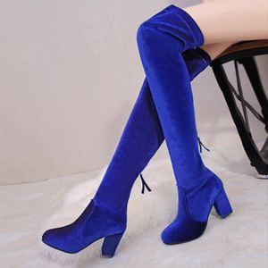 BOTTE Hiver femmes Cuissardes sur le genou Bottes Stretc