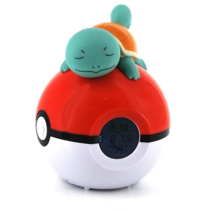 POKEMON Radio-Réveil Lampe LED Squirtle