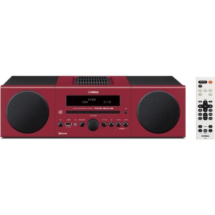 YAMAHA MCRB043RE Micro-chaîne - Rouge