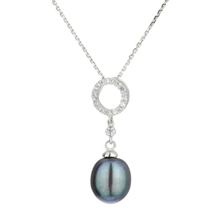 NACRE DE PERLE Chaîne et pendentif Argent 925°