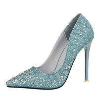 ESCARPIN Tomwell Femme Escarpin Talon Haut Brillant Strass ESCARPIN Tomwell Femme Escarpin Talon Haut Brillant Strass