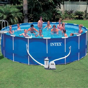 piscine intex ultra silver 4.57x2.74x1.22m filtre