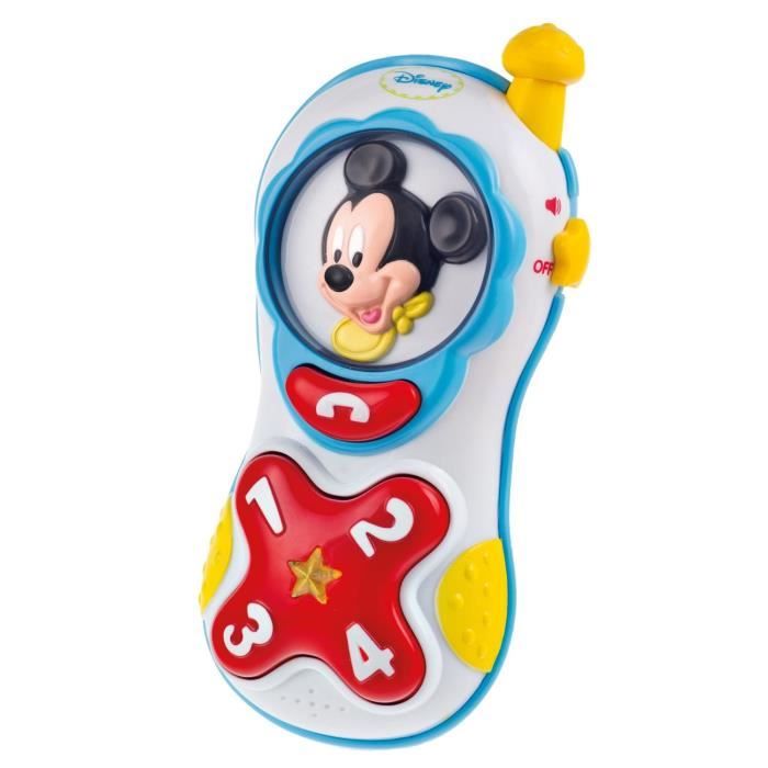 MICKEY Téléphone Lumière et Sons Clementoni