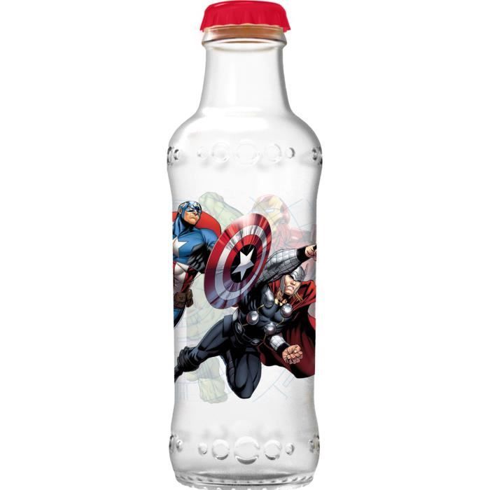 AVENGERS Canette Soda - Bouchon à vis - Plastique - 390 ml