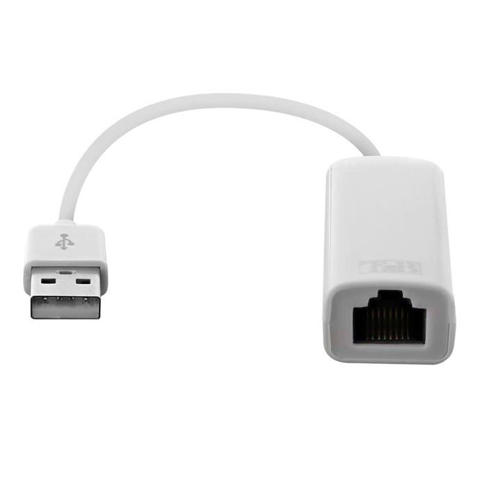 T'nB - Adaptateur USB 2.0 vers RJ45 - Blanc - ADAUSBRJ45