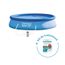 Pack Piscine Autoportée Easy Set Intex 396 X 084 M Traitement