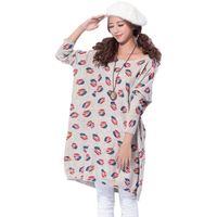 PULL Sweat-shirt Femme Tricot Pull Imprimé Motif Lèvre PULL Sweat-shirt Femme Tricot Pull Imprimé Motif Lèvre