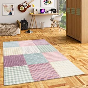 TAPIS Maui Kids - Tapis pour enfant  - carreaux et étoil