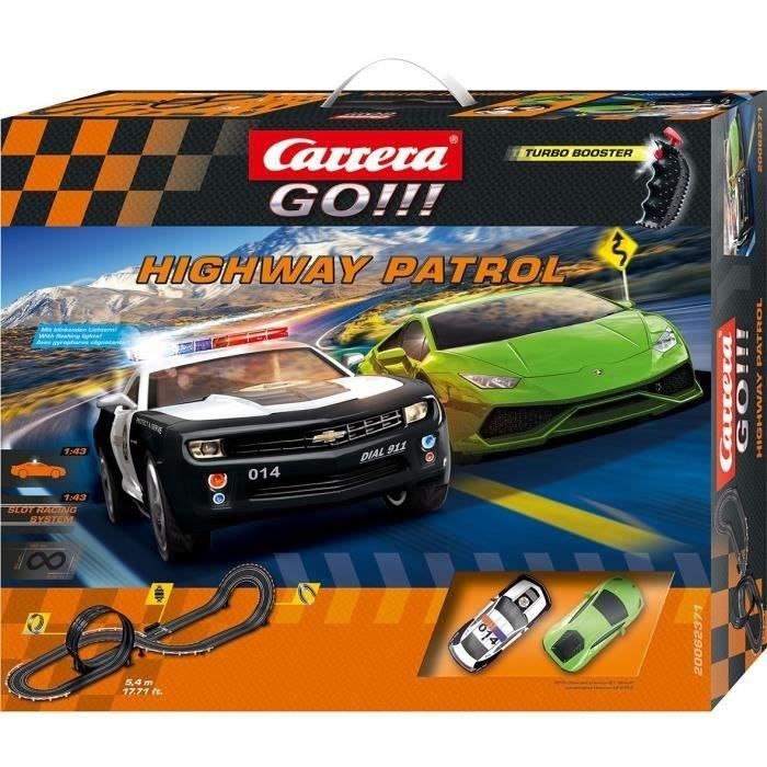 CARRERA GO ! Circuit voitures électrique Highway Patrol
