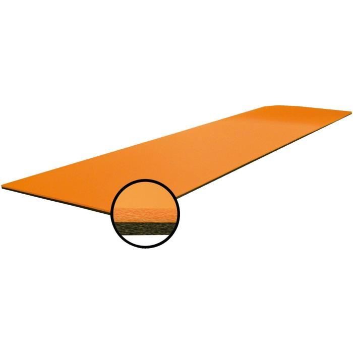 GVG Tapis de sol Grand Confort - Mixte - Orange