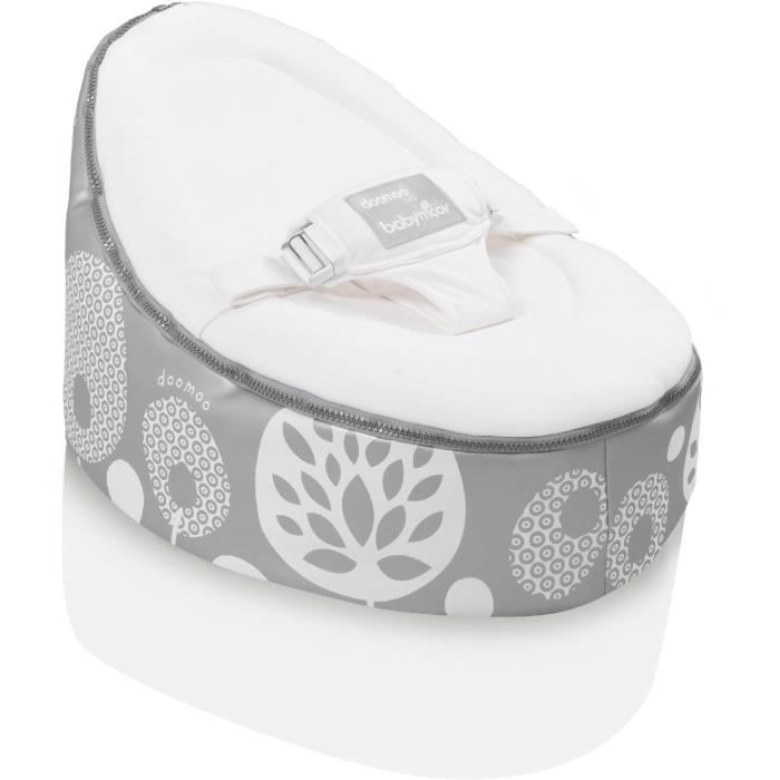 BABYMOOV Transat évolutif Doomoo Nid Flower argent Nouveauté