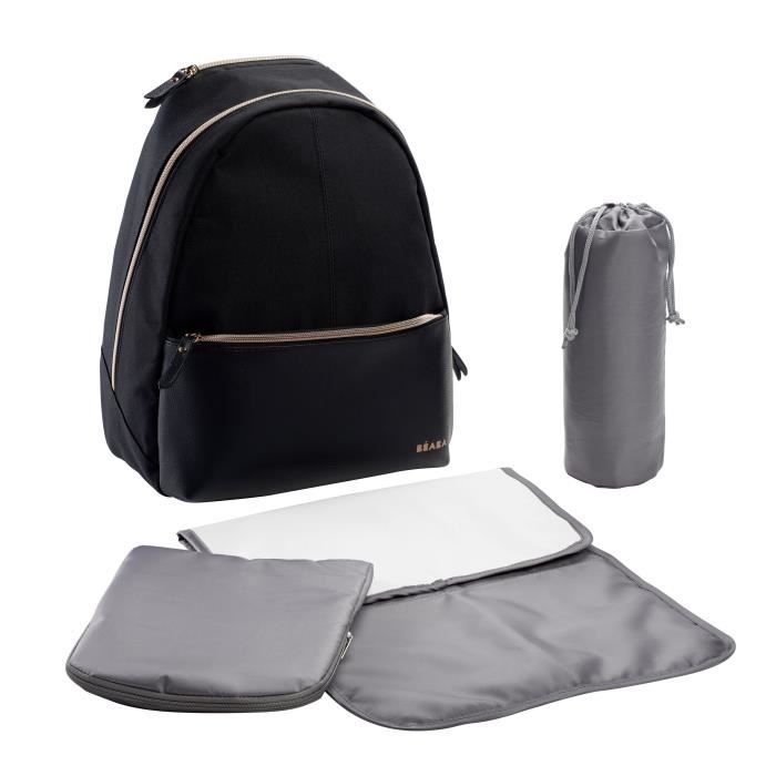 BEABA Sac à dos - sac à langer San Francisco black/rose gold