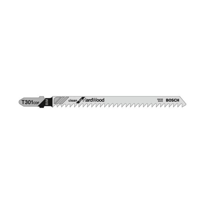 BOSCH Lame de scie T 301-CDF - idéale pour le bois dur - 3 pièces