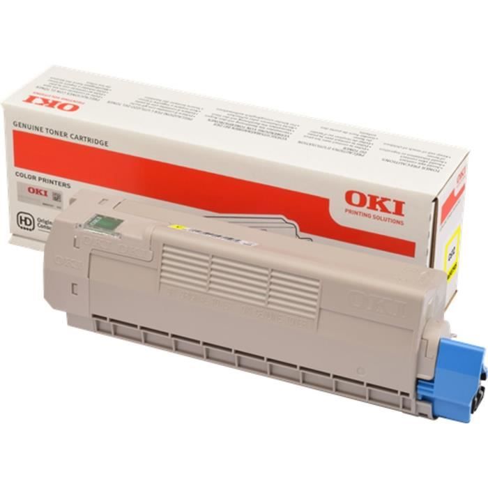 OKI Cartouche toner - Compatible C612 - Jaune