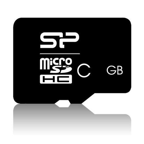 SILICON POWER Carte mémoire microSD SDHC Class 10 - 8 Go