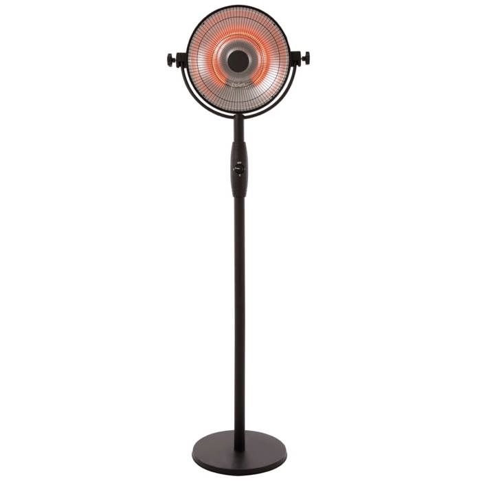 SUNRED Chauffage électrique extérieur sur pied - Style Rétro - 2100 W - Noir