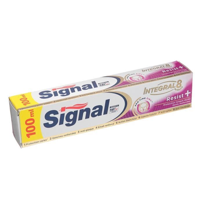 SIGNAL Dentifrice Intégral 8 Resist+ - 100 ml