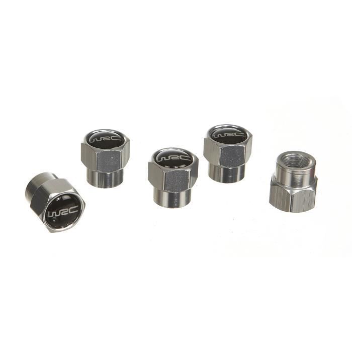 WRC 5 Bouchons de valves Aluminium Noir