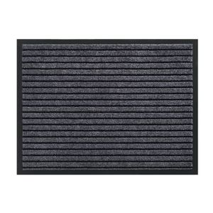 TAPIS D'ENTRÉE Tapis d´entrée TIMELESS - Gris rayé noir - 60x80 c