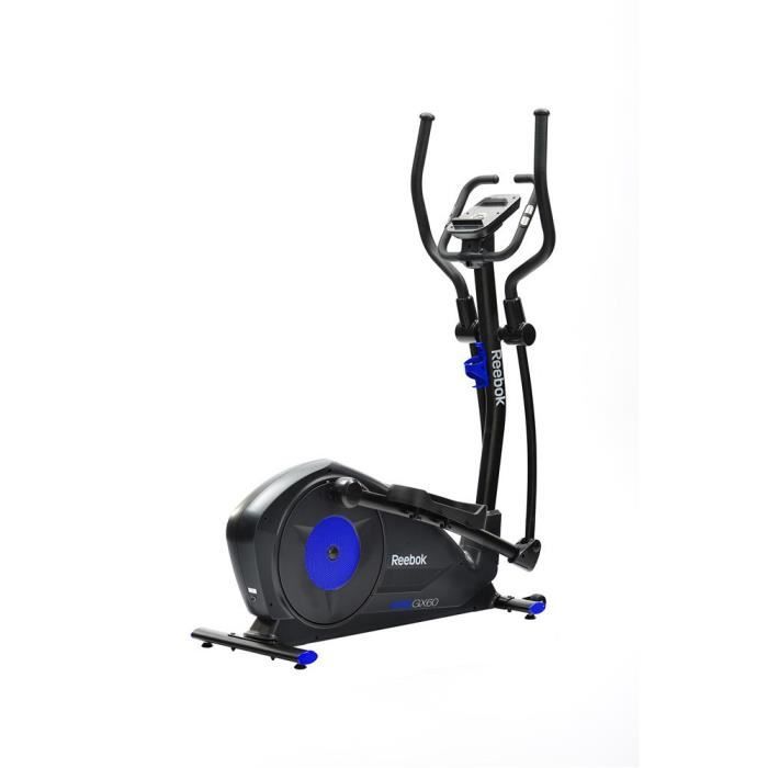 Reebok Vélo Elliptique GX60 One Series Cross Trainer- 20 programmes- 7 kg d'inertie-résistance magnétique