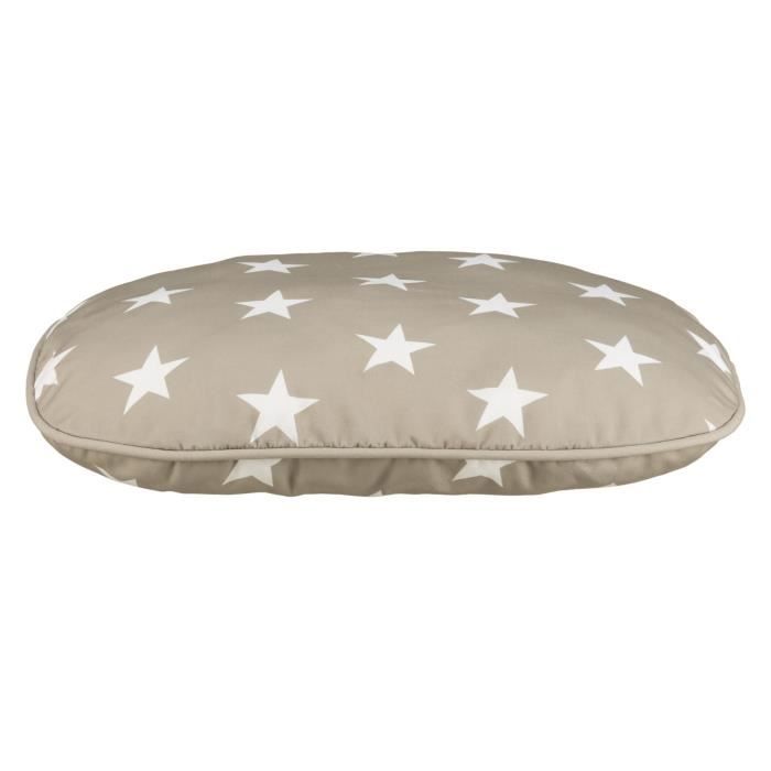 TRIXIE Coussin Stars - 80x55cm - Taupe - Pour chien