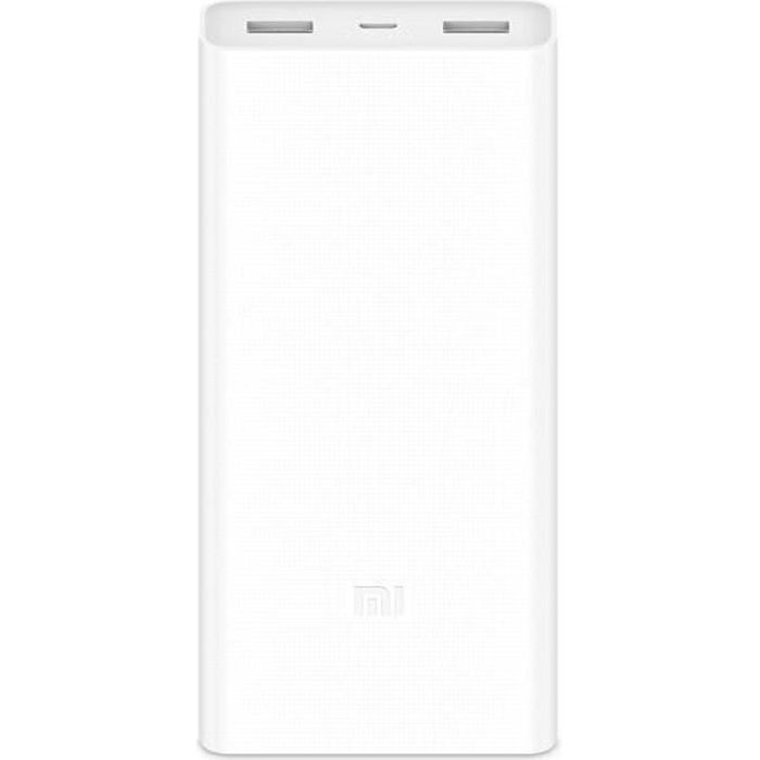 XIAOMI Powerbank 2C 20000 mAh Blanc