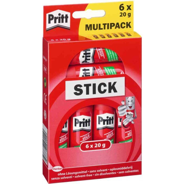 COLLE   ADHESIF 6 x bâton de colle 6 x 22g en multi pack, sans …