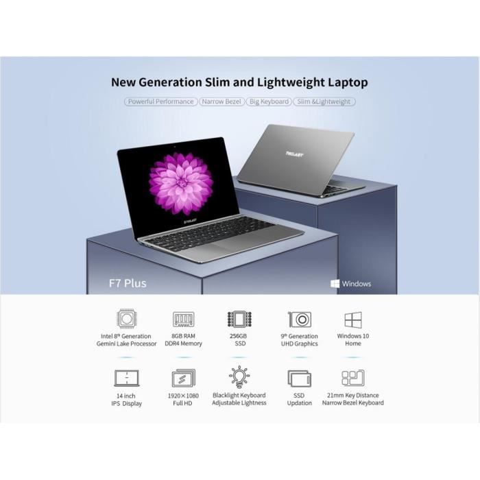 PC Portable - Teclast F7 Plus - Ordinateur portable1