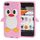 Coque silicone cartoon Pingouin ipod touch 5 rose