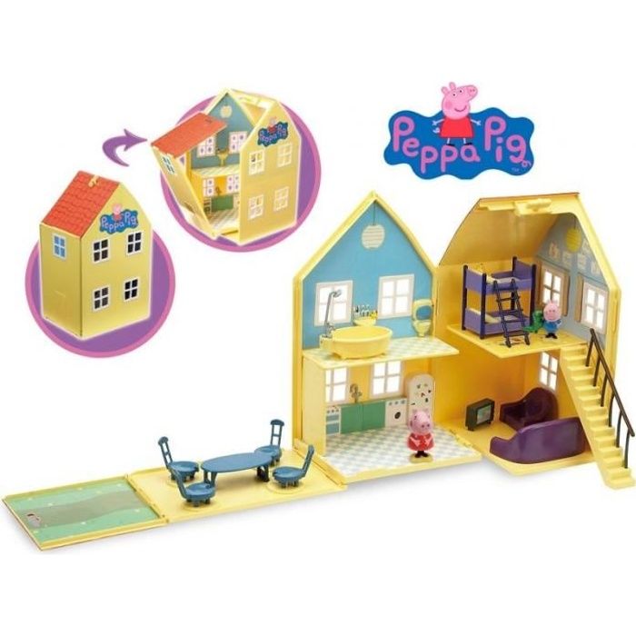 PEPPA PIG Maison de Luxe + 2 personnages