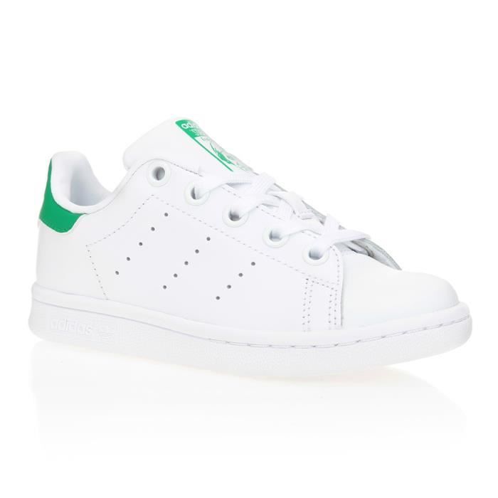 Stan smith garcon - Achat / Vente pas cher ADIDAS Baskets Stan Smith - Enfant - Blanc et vert
