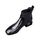 Femmes bout carré épais Slip talon Bottes Casual c