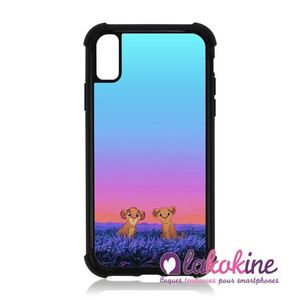 coque iphone xr lion silicone
