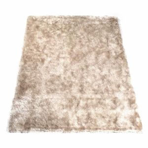 TAPIS Tapis Shaggy Beige 50 x 80 cm
