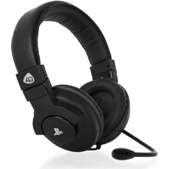 Casque Stereo Gaming pour PS4 Noir