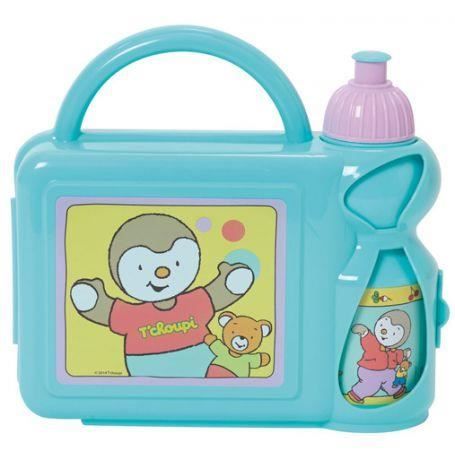 Fun House T'choupiensemble gouter compenant 1 gourde et 1 boîte goûterpour enfant