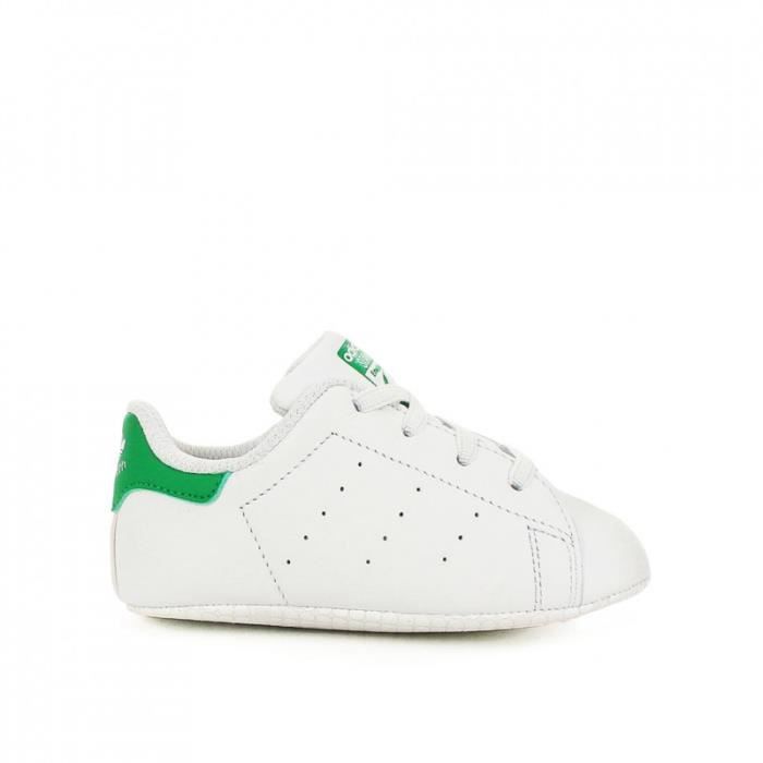Basket Adidas Stan Smith Bébé Crib Blanc et Vert Blanc - Achat ... Basket Adidas Stan Smith Bébé Crib Blanc et Vert