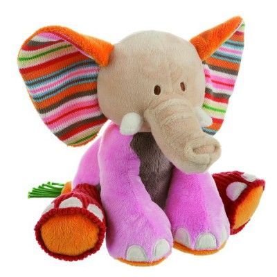 Peluche   Eléphant Gaby  21 cmUne peluche ultra douce signée Happy