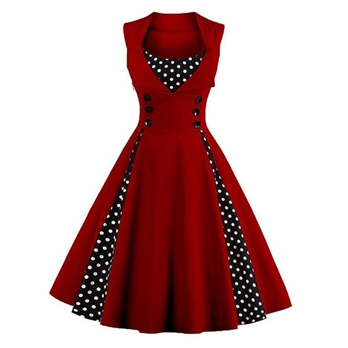 Robe retro annee 50 - Achat / Vente pas cher