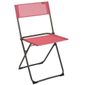 chaise pliante lafuma anytime- batyline tendance rouge (tissage 1