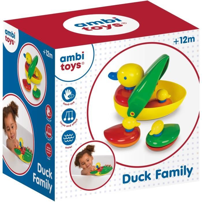 AMBITOYS La famille canards - 12 mois - Multicolore - Plastique - 17 x 8 x 12 cm
