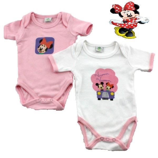 lot de 2 bodies b 233 b 233 filles minnie mouse de disney baby 3 lot de 2 bodies b 233 b 233 filles minnie mouse de disney baby 3