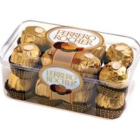 BARRES CHOCOLATÉES FERRERO Rocher boite de 16 200g BARRES CHOCOLATÉES FERRERO Rocher boite de 16 200g