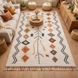 TAPIS Tapis de salon de qualité inspi berbère OURIKA MK 