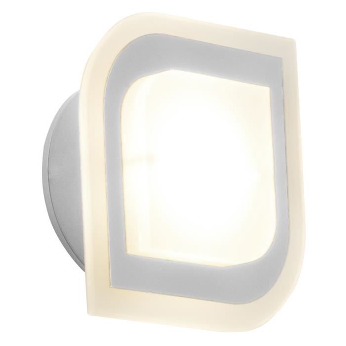 BRILLIANT Spot patère led IP44 Formular - Gris et Blanc