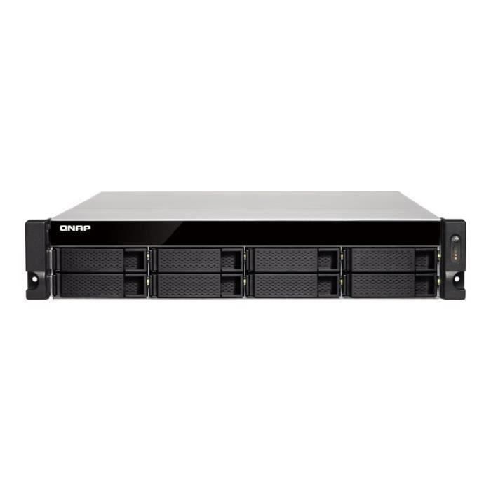 QNAP Serveur NAS TS-832XU-RP - 8 Baies - Rack montable - SATA 6Gb/s
